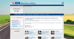 Desktop Screenshot of invernessgarage.com